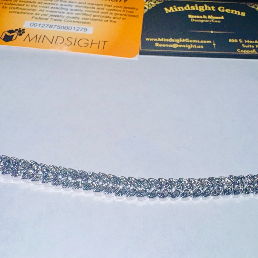 1cttw Real Diamond Bracelet, Natural Earth mined diamond bracelet for women, HOT - Picture 4 of 10